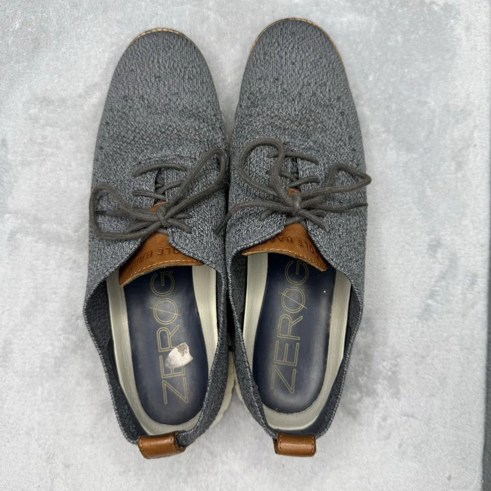Cole Haan ZEROGRAND Stitchlite Wingtip Oxford Men 9.5 M Gray C27692 Grand OS
